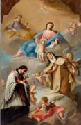 Madonna col bambino e i santi Giuseppe, Teresa d'Avila e Ignazio 